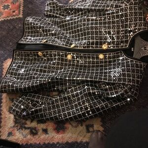 Karen Lawrence by Matthew size 14 Sequins Jacket Brand New MSRP:$1,275